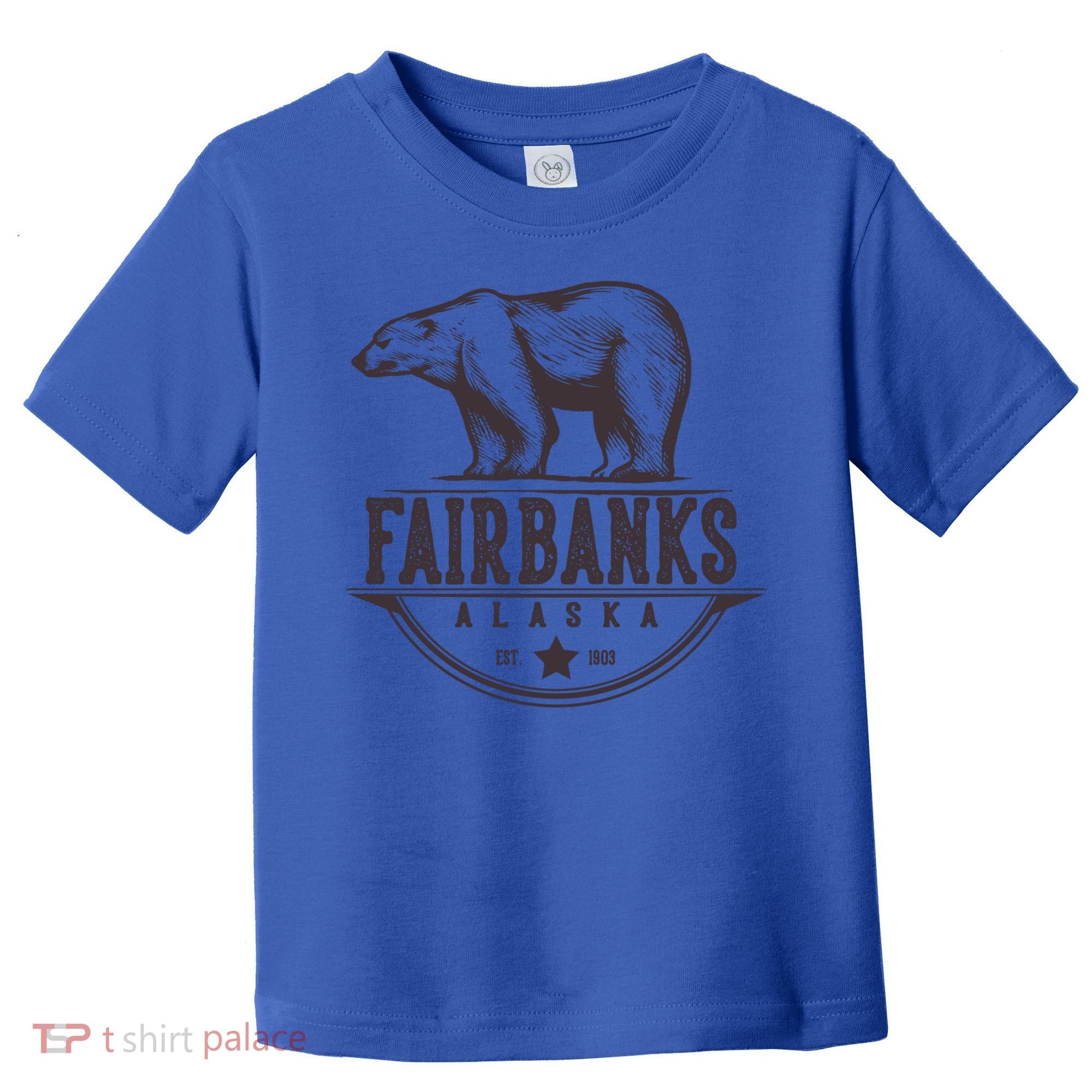 Fairbanks Alaska Bear Vacation And Cruise Gift Toddler T-Shirt
