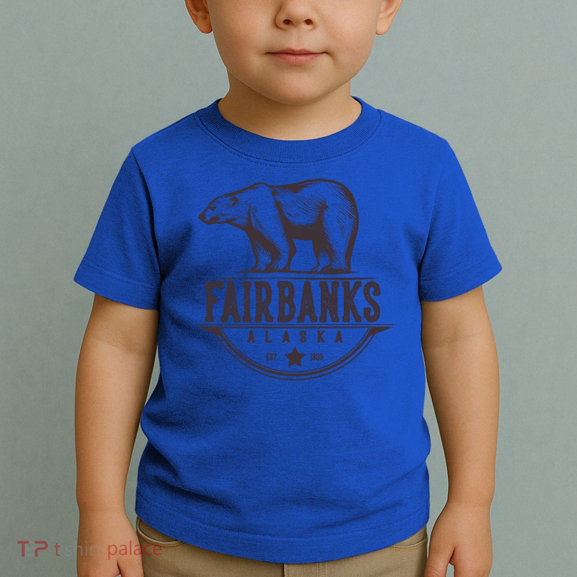 Fairbanks Alaska Bear Vacation And Cruise Gift Toddler T-Shirt