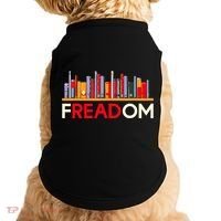 Freadom Anti Ban Books Freedom To Read Book Lover Reading Doggie Tank thumb 0