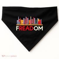 Freadom Anti Ban Books Freedom To Read Book Lover Reading USA-Made Doggie Bandana thumb 0