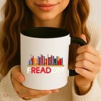 Freadom Anti Ban Books Freedom To Read Book Lover Reading Coffee Mug thumb 3