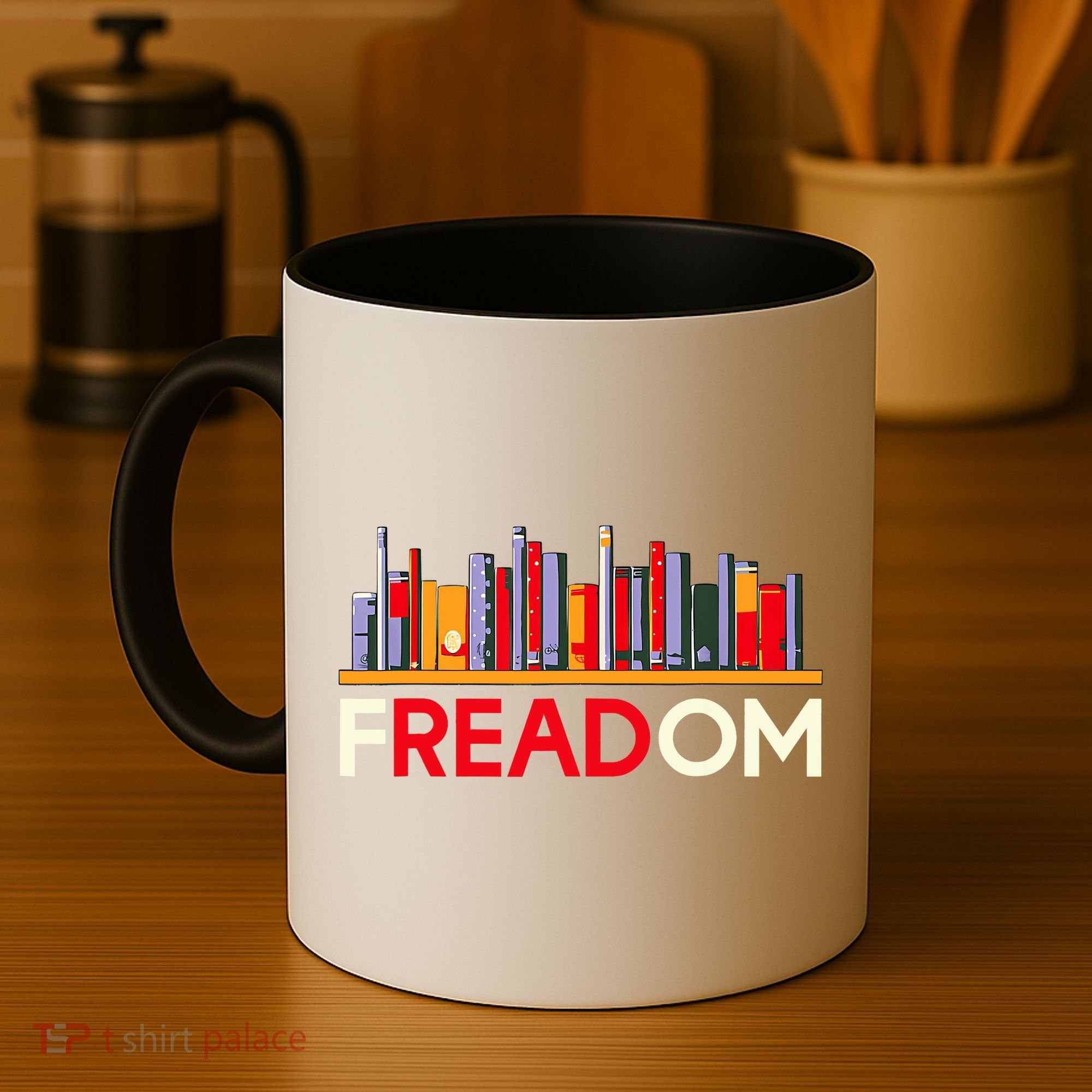 Freadom Anti Ban Books Freedom To Read Book Lover Reading Coffee Mug