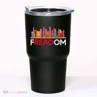Freadom Anti Ban Books Freedom To Read Book Lover Reading Tumbler thumb 0