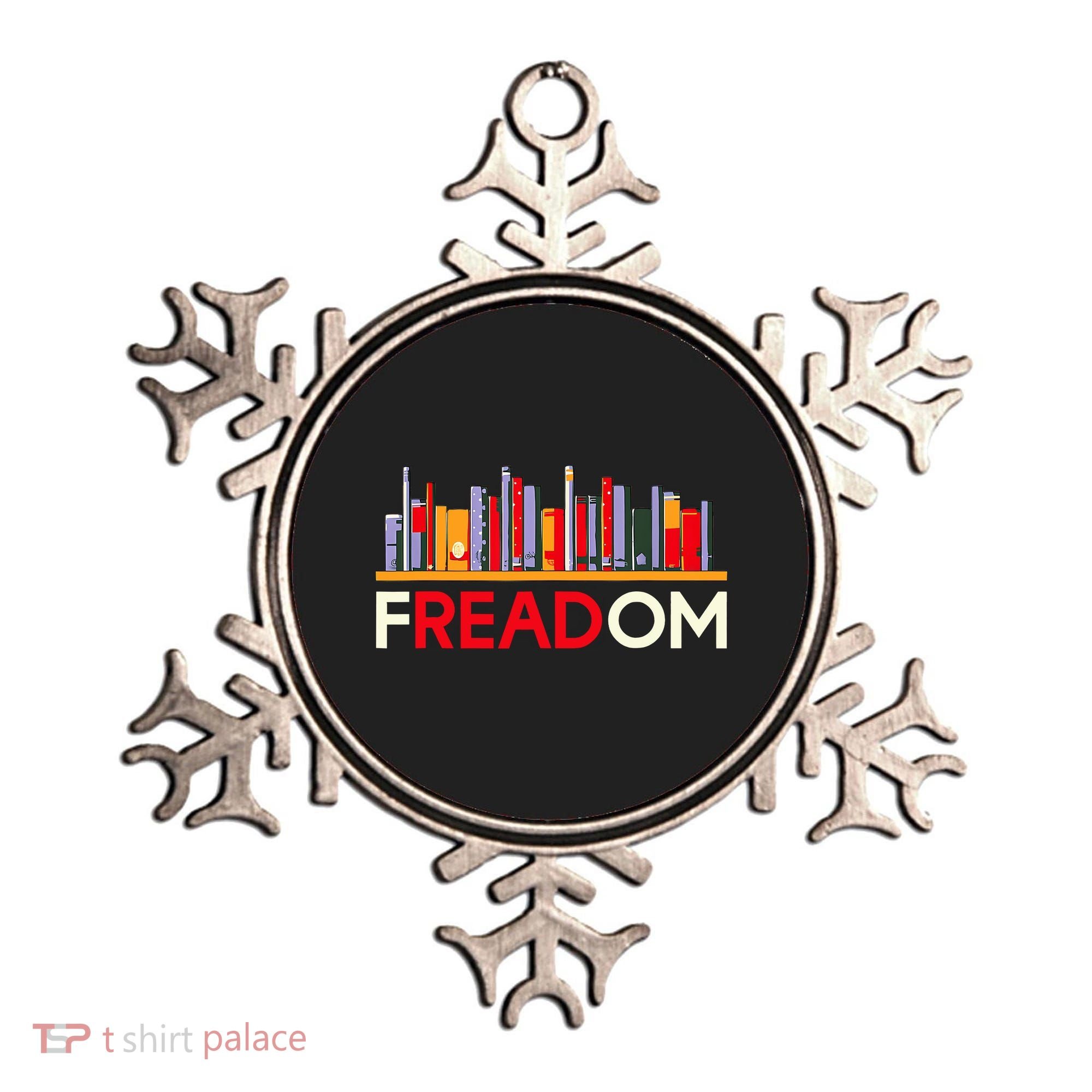 Freadom Anti Ban Books Freedom To Read Book Lover Reading Ornament