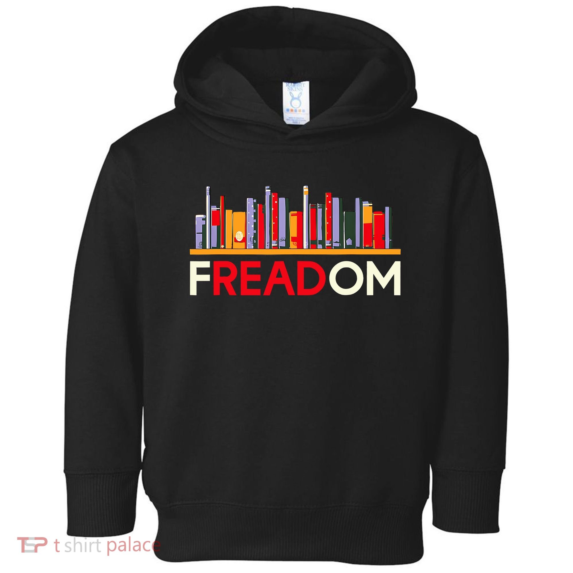 Freadom Anti Ban Books Freedom To Read Book Lover Reading Toddler Hoodie
