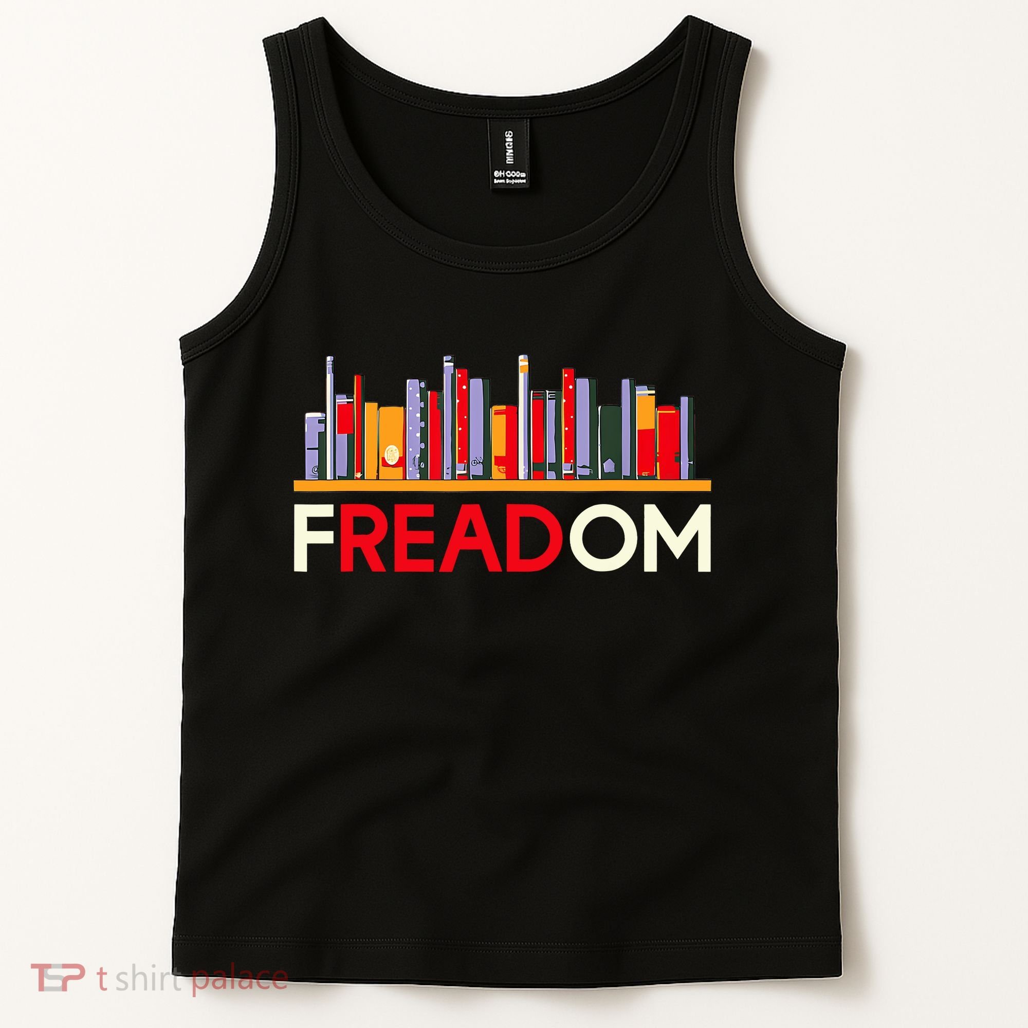 Freadom Anti Ban Books Freedom To Read Book Lover Reading Tank Top