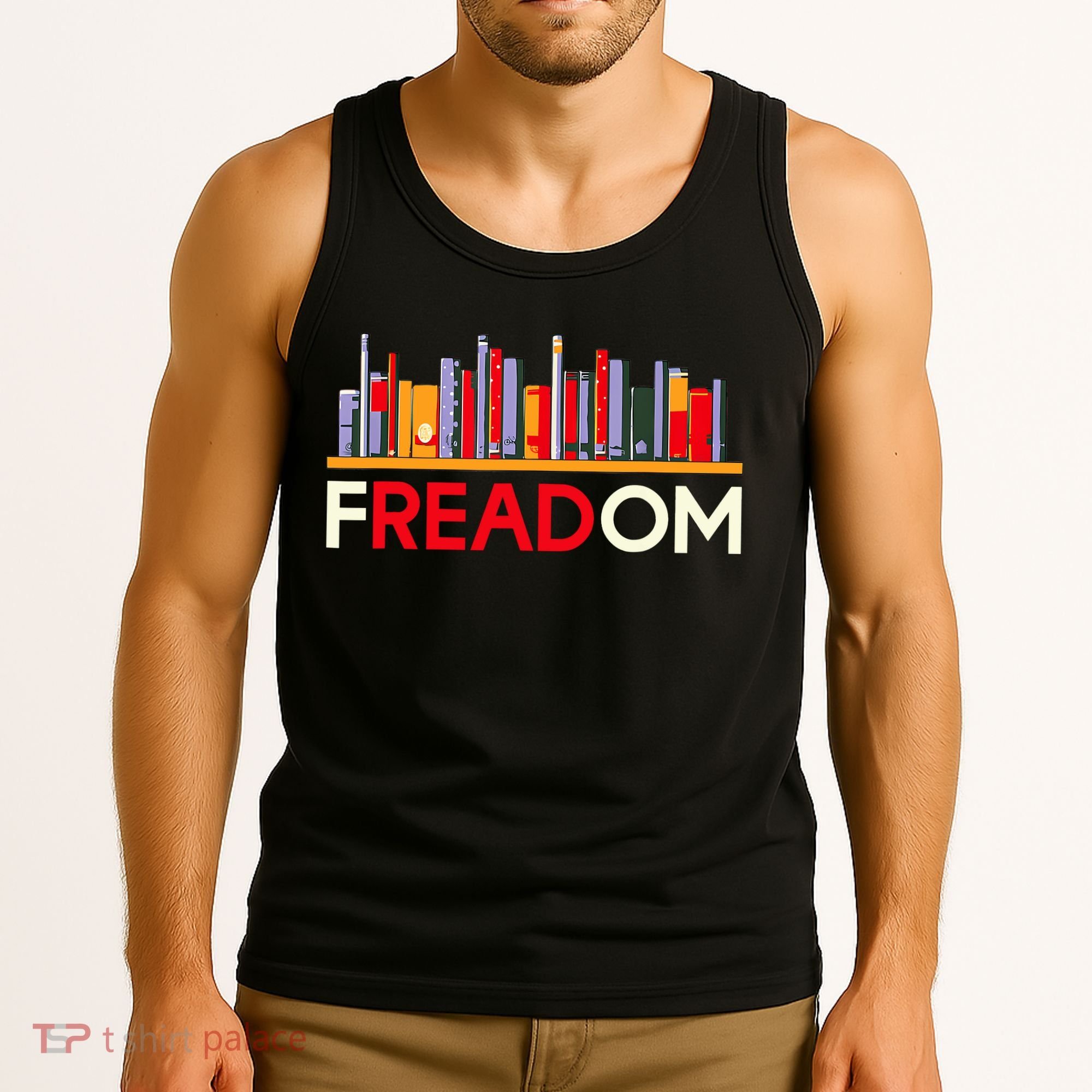 Freadom Anti Ban Books Freedom To Read Book Lover Reading Tank Top
