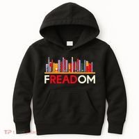 Freadom Anti Ban Books Freedom To Read Book Lover Reading Kids Hoodie thumb 0