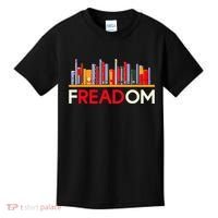 Freadom Anti Ban Books Freedom To Read Book Lover Reading Kids T-Shirt thumb 0