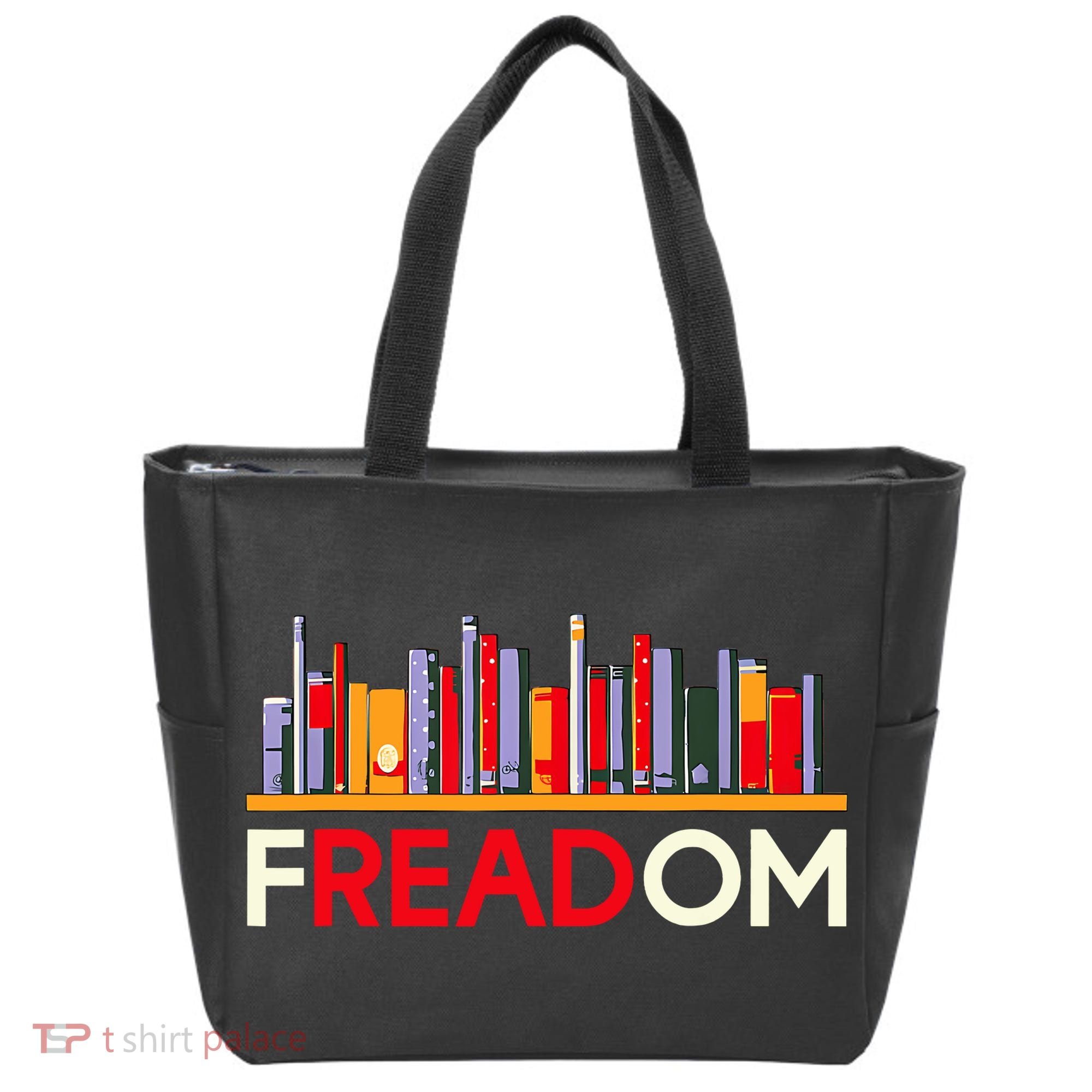 Freadom Anti Ban Books Freedom To Read Book Lover Reading Tote Bag