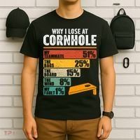 Why I Lose At Cornhole T-Shirt thumb 6