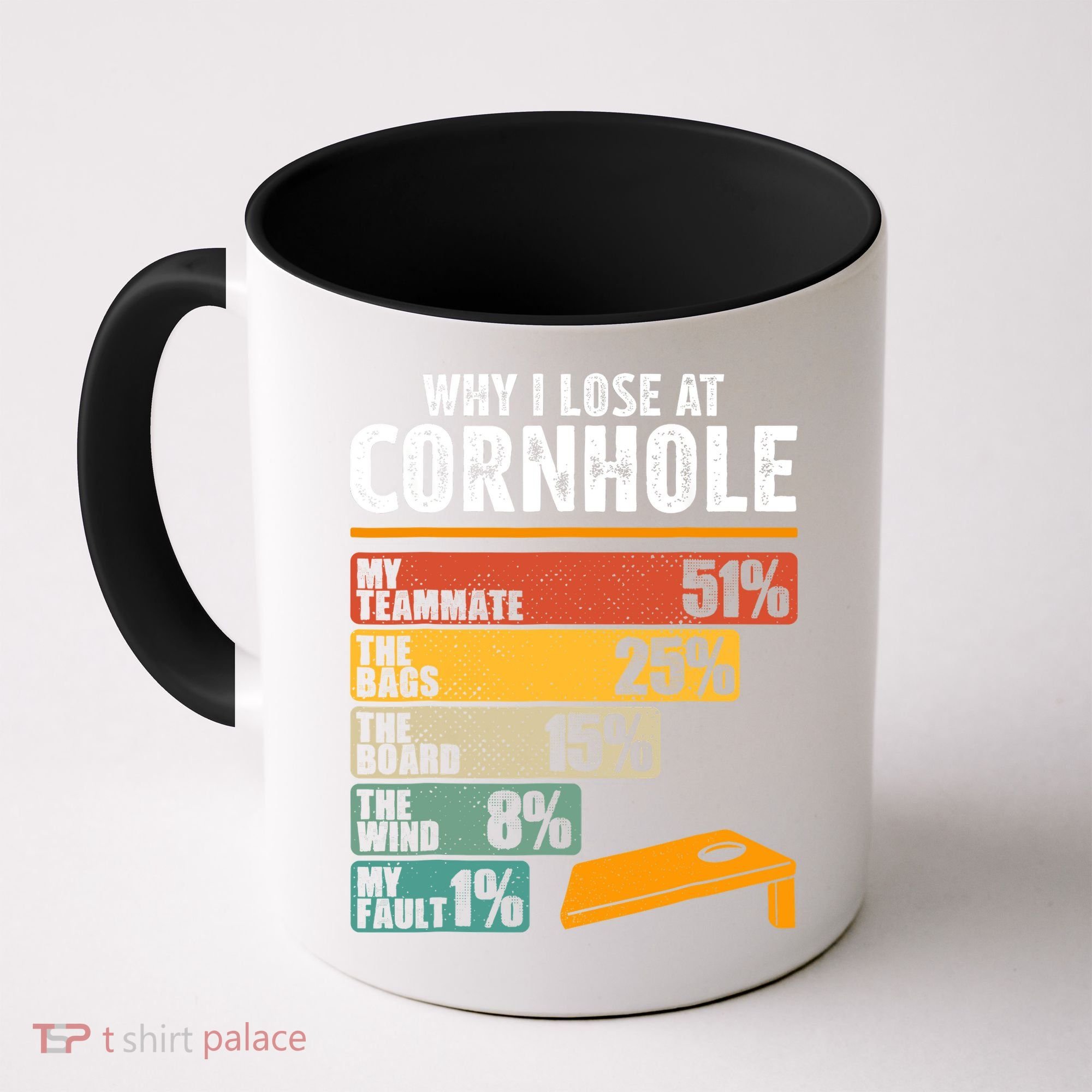 Why I Lose At Cornhole Coffee Mug