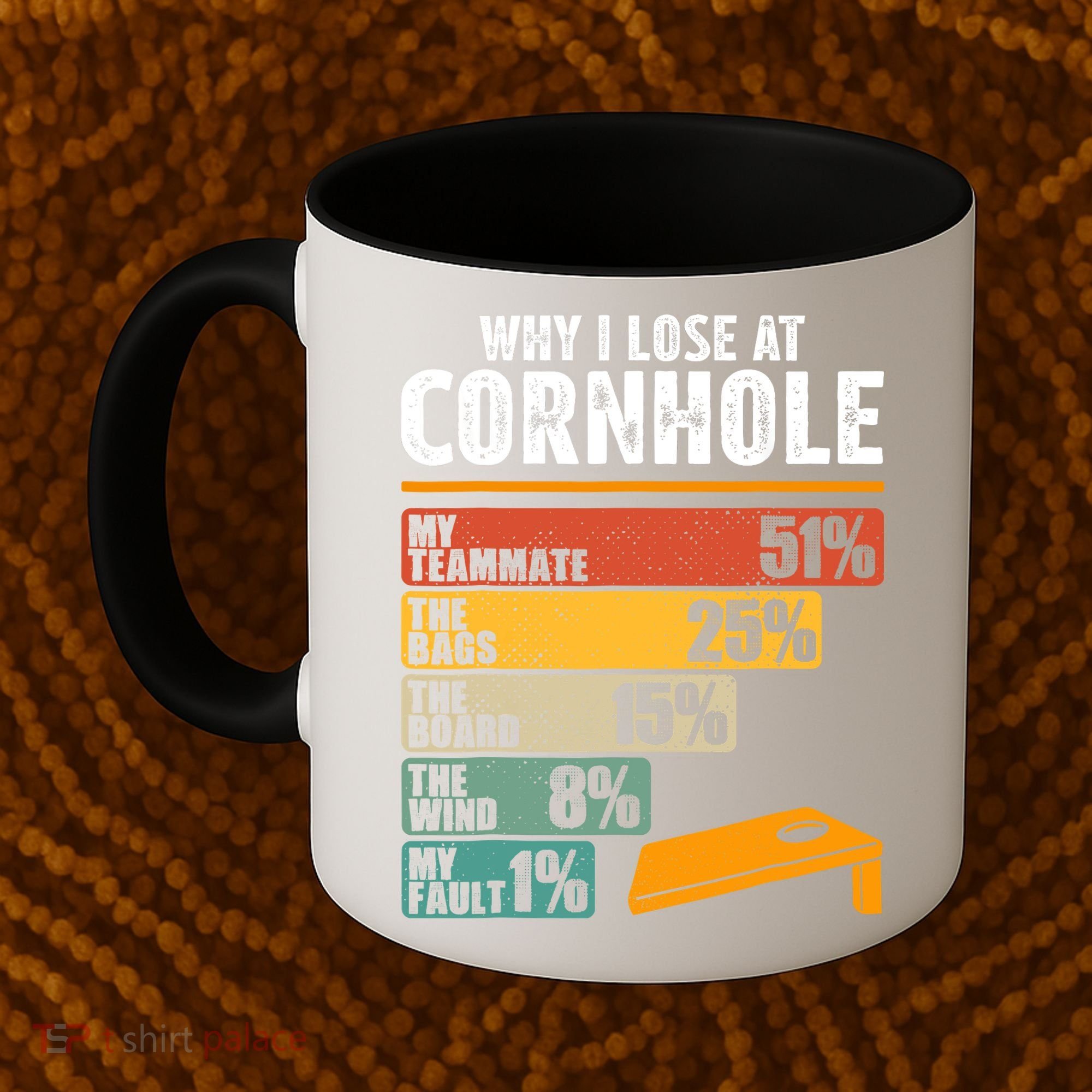 Why I Lose At Cornhole Coffee Mug