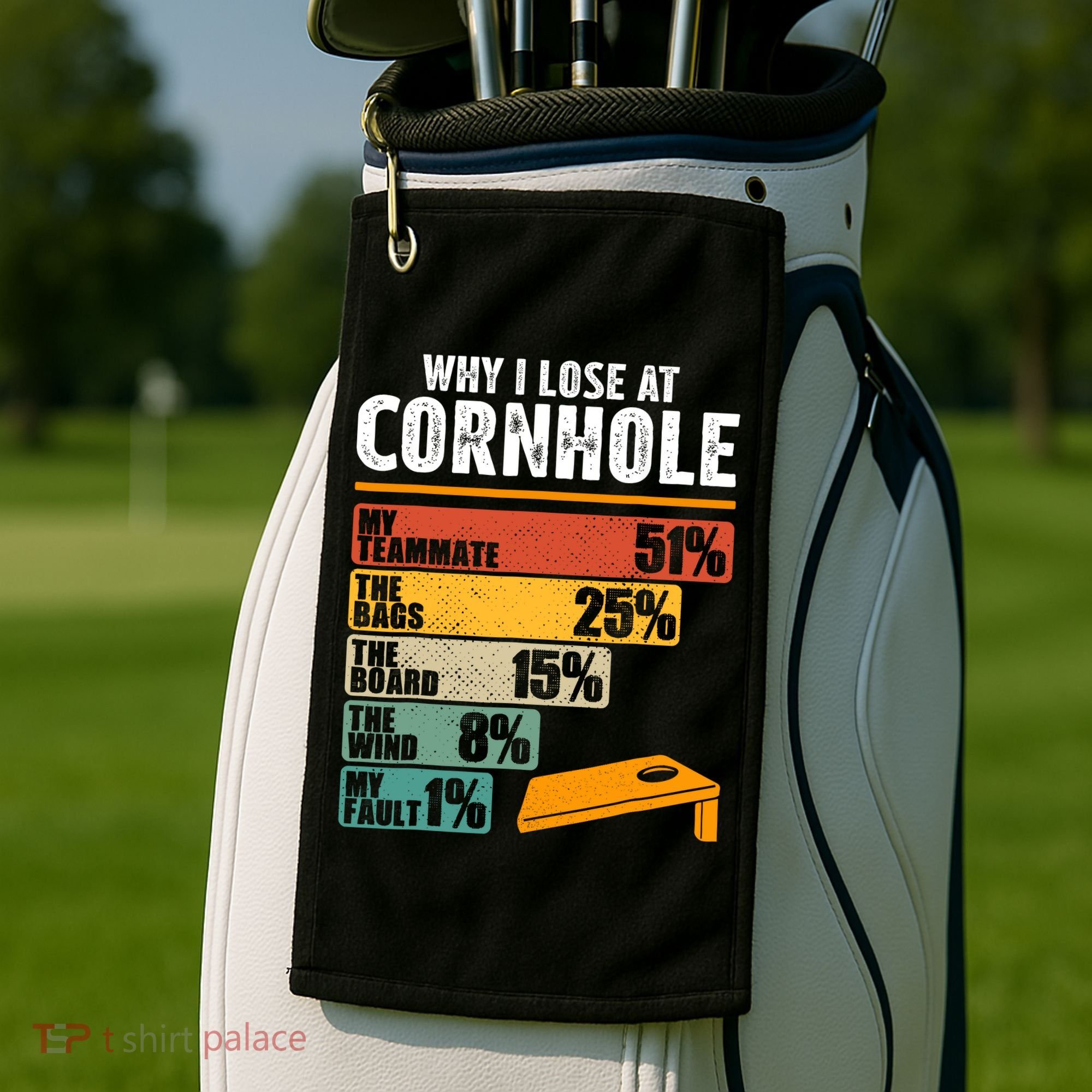 Why I Lose At Cornhole Golf Towel
