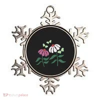 Flower And Butterfly Cone Flower And Butterflies Ornament thumb 0