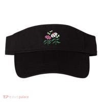 Flower And Butterfly Cone Flower And Butterflies Visor thumb 0