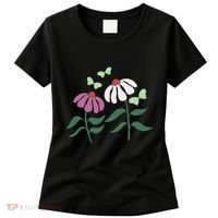 Flower And Butterfly Cone Flower And Butterflies Women's T-Shirt thumb 0