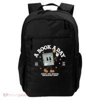 Funny A Book A Day Keep The Mental Breakdown Away Book Lover Backpack thumb 0