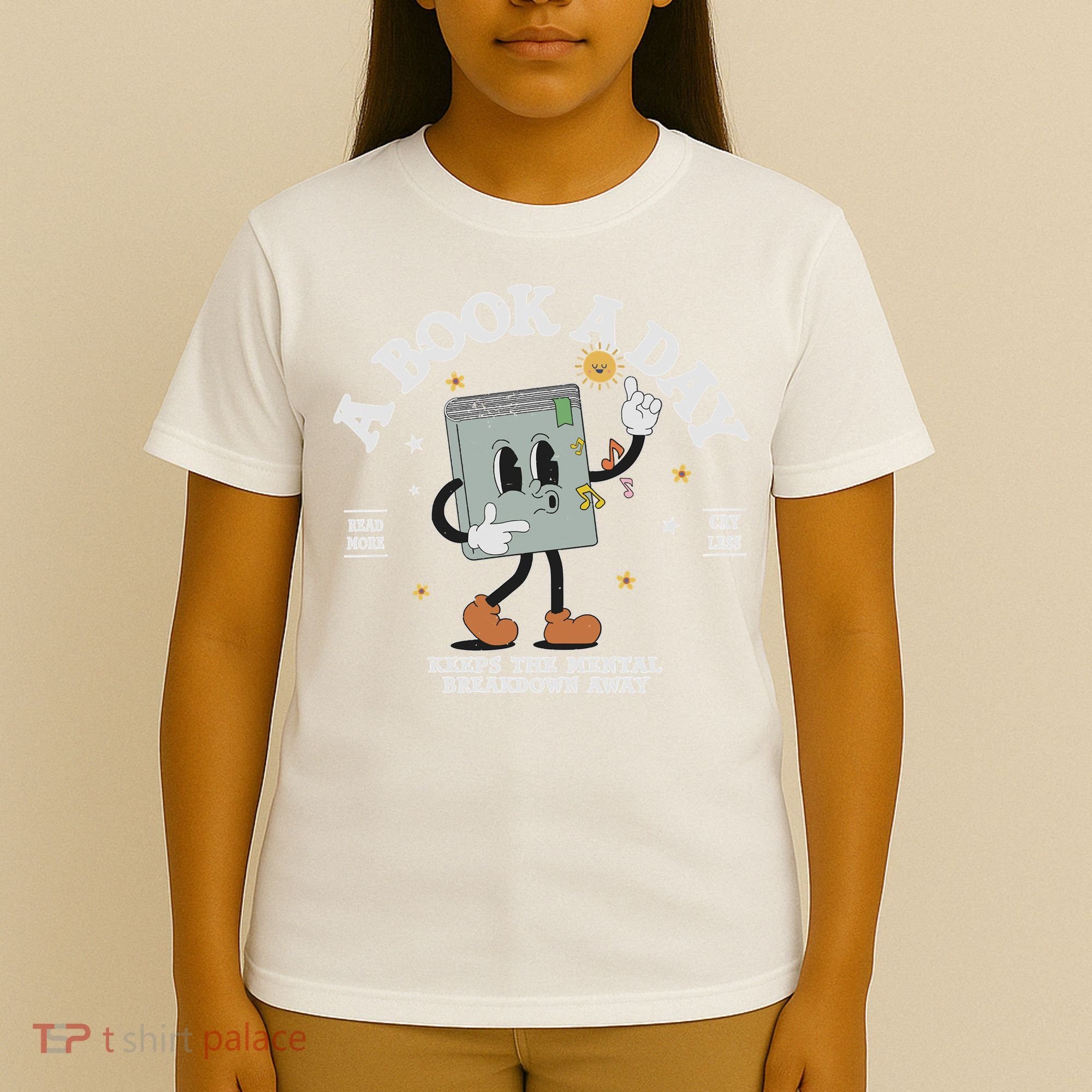 Funny A Book A Day Keep The Mental Breakdown Away Book Lover T-Shirt