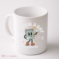 Funny A Book A Day Keep The Mental Breakdown Away Book Lover Coffee Mug thumb 0