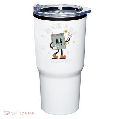 Funny A Book A Day Keep The Mental Breakdown Away Book Lover Tumbler