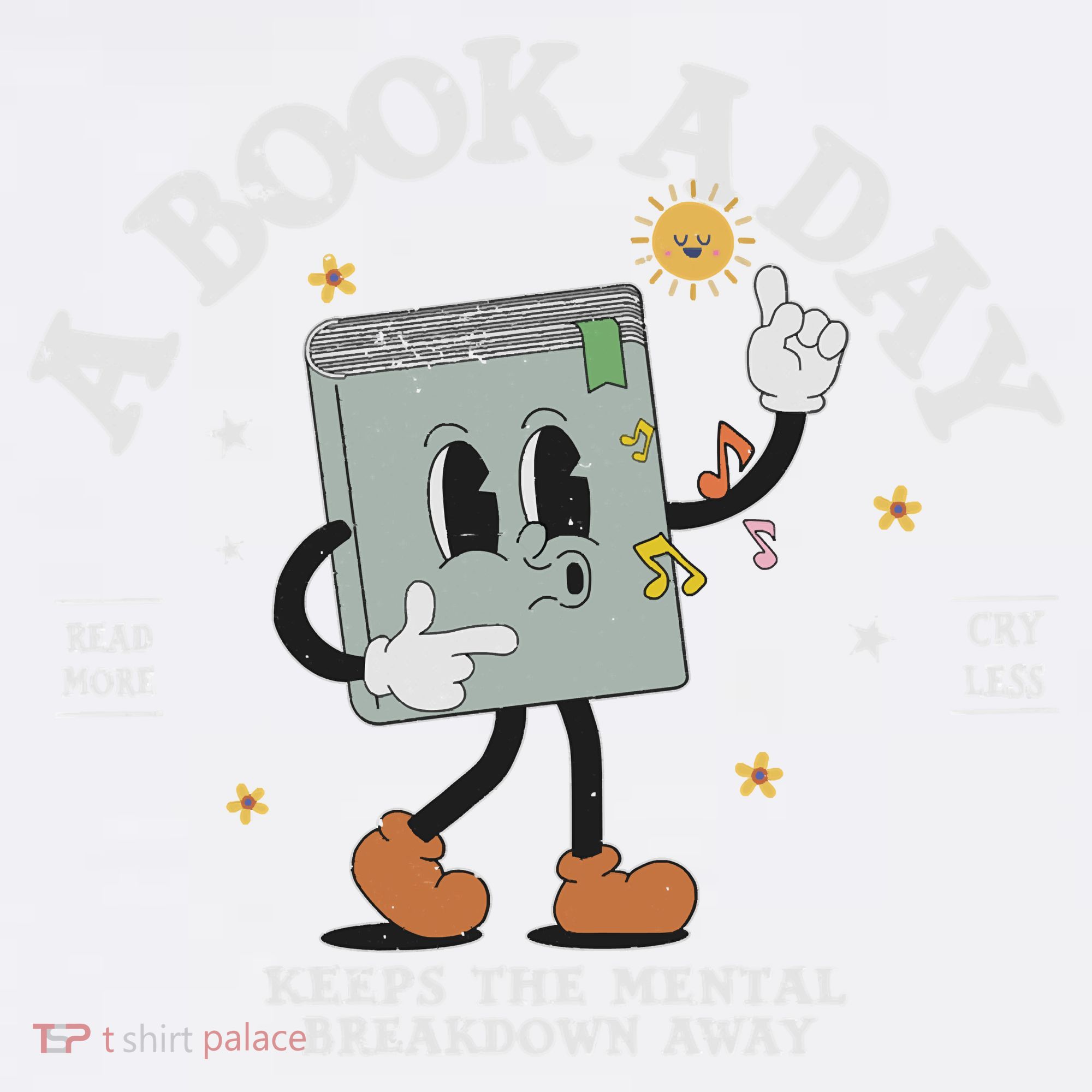 Funny A Book A Day Keep The Mental Breakdown Away Book Lover Baby Bodysuit
