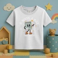 Funny A Book A Day Keep The Mental Breakdown Away Book Lover Toddler T-Shirt thumb 3