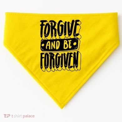 Forgive And Be Forgiven USA-Made Doggie Bandana