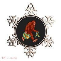 Funny Autism Bigfoot Autism Awareness Month Ornament thumb 0