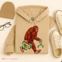 Funny Autism Bigfoot Autism Awareness Month Hoodie thumb 4