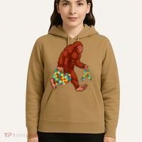 Funny Autism Bigfoot Autism Awareness Month Hoodie thumb 5