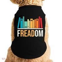 Freadom Anti Ban Books Freedom To Read Book Lover Reading Doggie Tank thumb 0