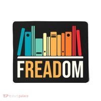 Freadom Anti Ban Books Freedom To Read Book Lover Reading Mousepad thumb 0