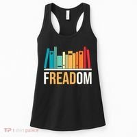 Freadom Anti Ban Books Freedom To Read Book Lover Reading Women's Tank Top thumb 0