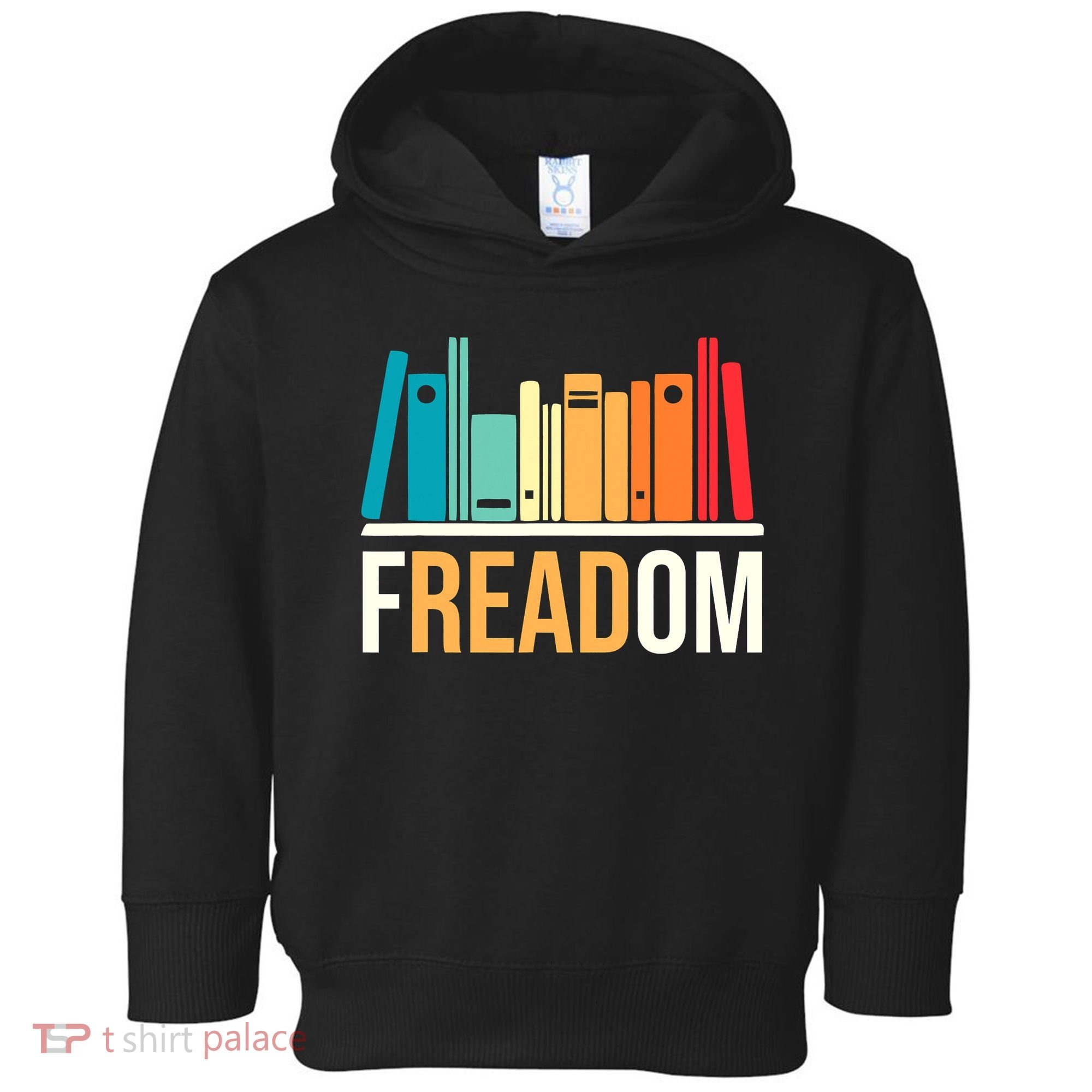 Freadom Anti Ban Books Freedom To Read Book Lover Reading Toddler Hoodie