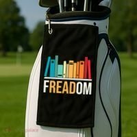 Freadom Anti Ban Books Freedom To Read Book Lover Reading Golf Towel thumb 2