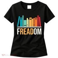 Freadom Anti Ban Books Freedom To Read Book Lover Reading Women's T-Shirt thumb 0