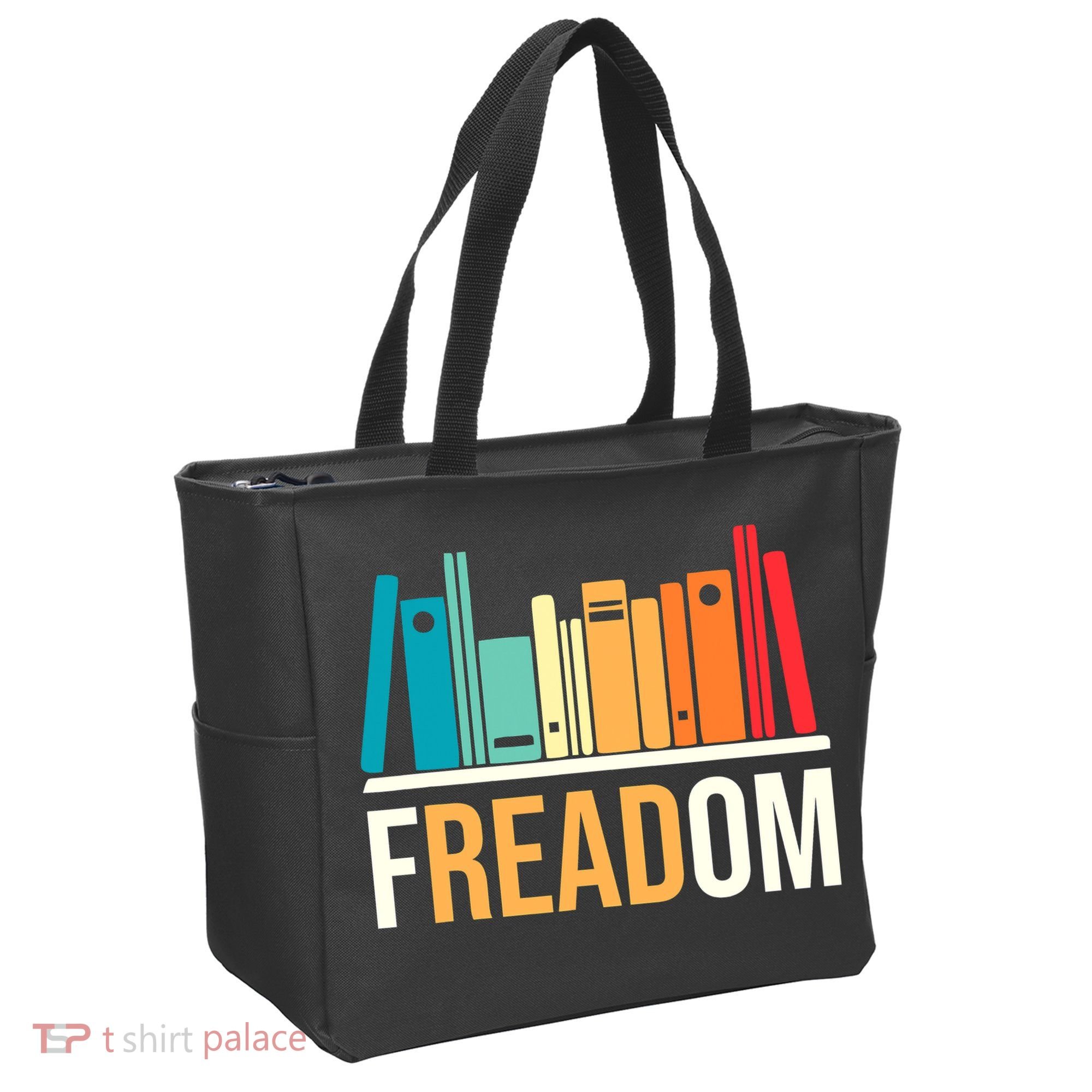 Freadom Anti Ban Books Freedom To Read Book Lover Reading Tote Bag