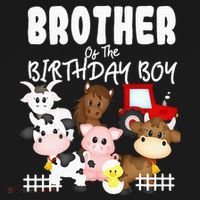 Farm Animals Barnyard Farm House Brother Of The Birthday Boy Women's Tank Top thumb 5