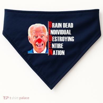 Funny Anti Biden USA-Made Doggie Bandana