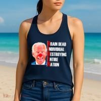 Funny Anti Biden Women's Tank Top thumb 2