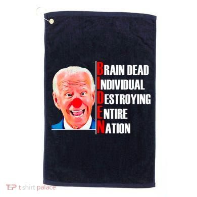 Funny Anti Biden Golf Towel