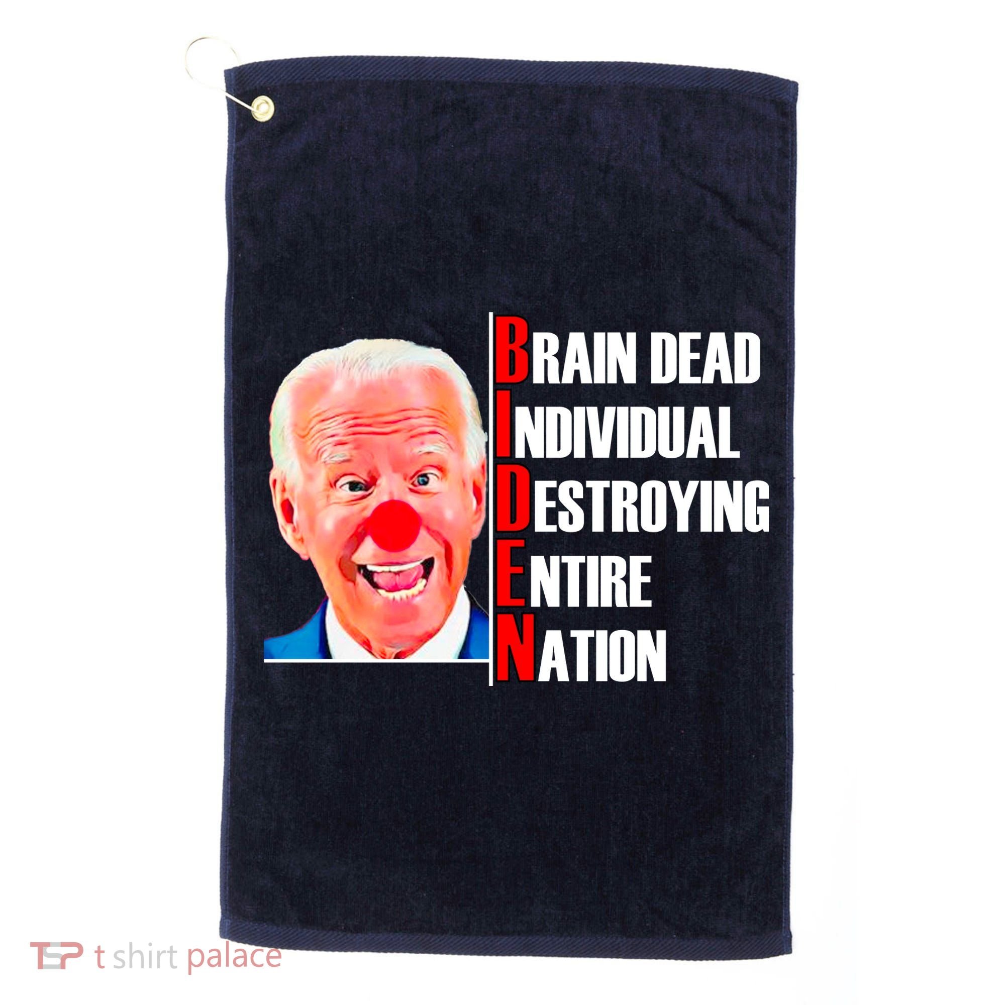Funny Anti Biden Golf Towel