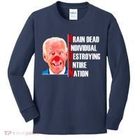 Funny Anti Biden Kids Long Sleeve Shirt thumb 0
