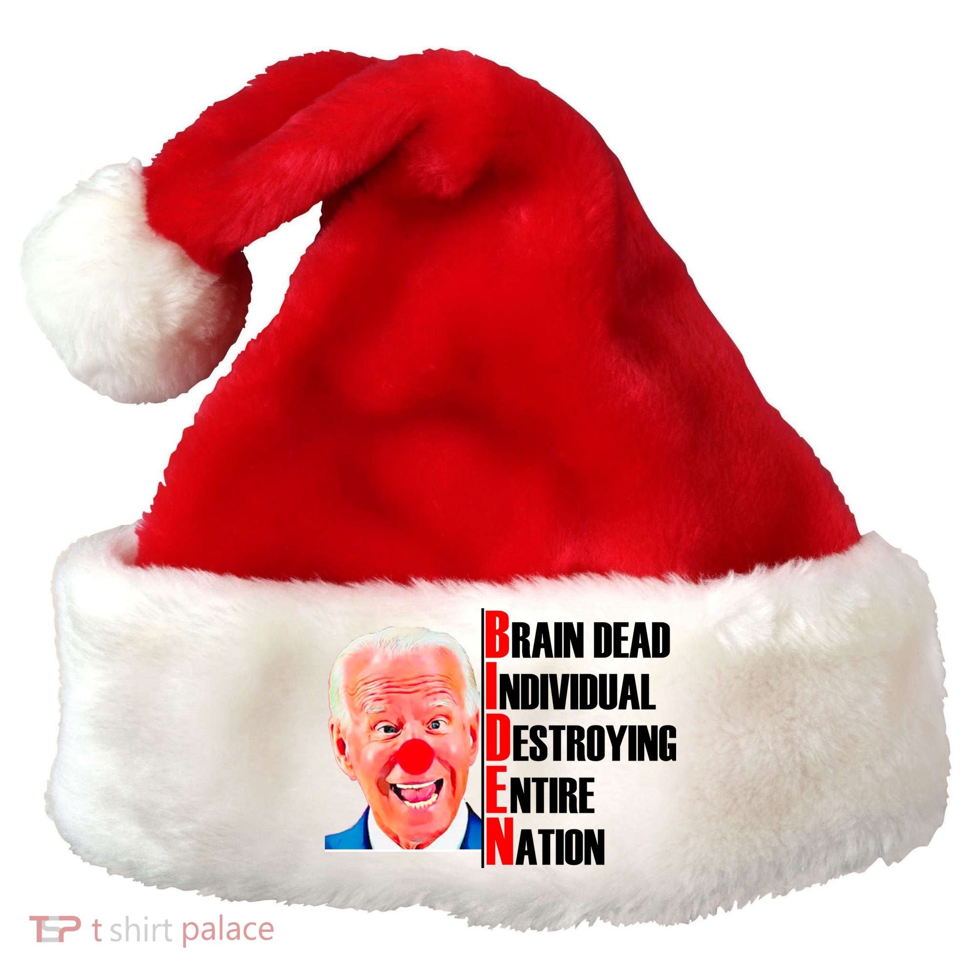 Funny Anti Biden Santa Hat