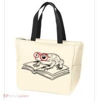 Frogs And Books Reading Literature Cute Gift Tote Bag thumb 3
