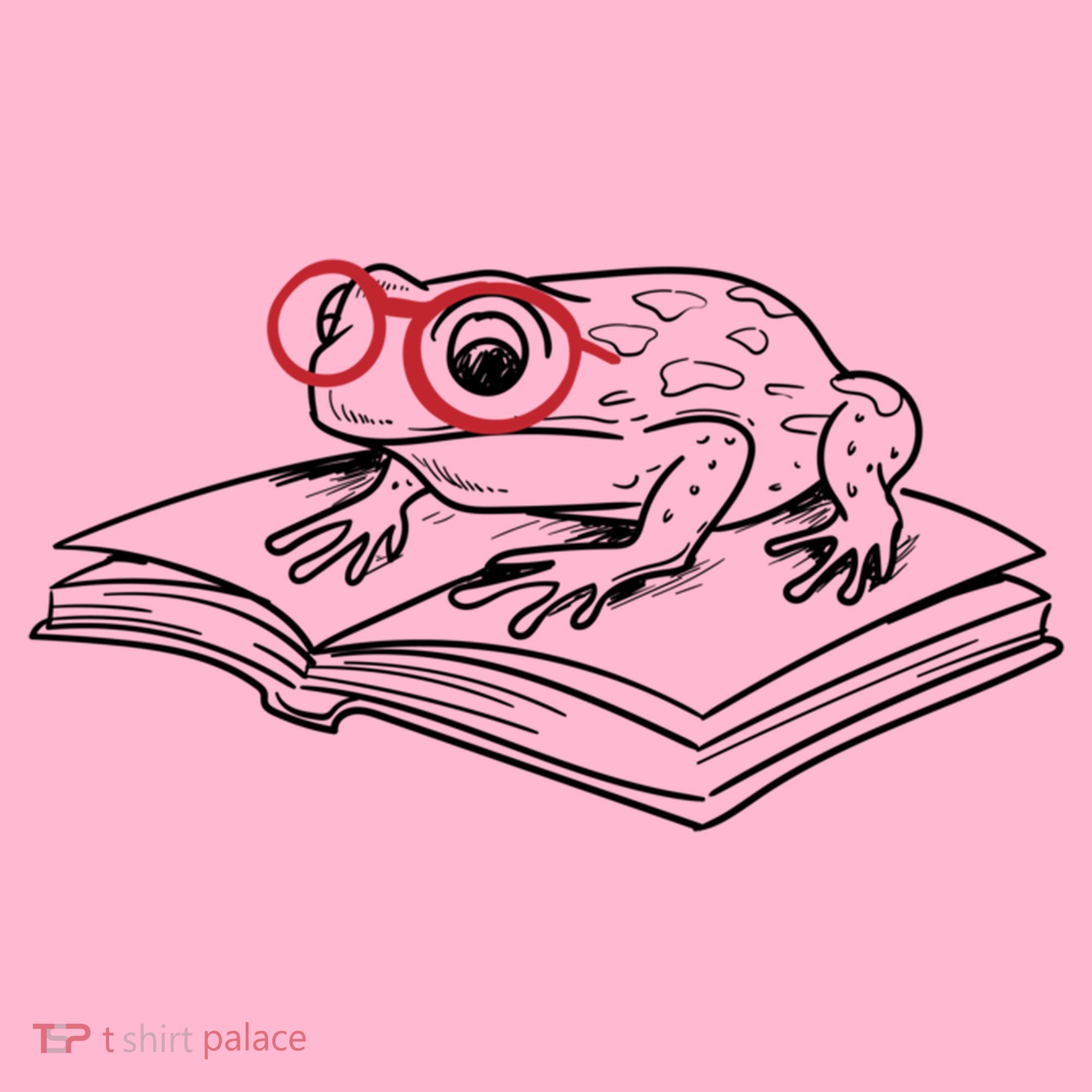Frogs And Books Reading Literature Cute Gift Coaster