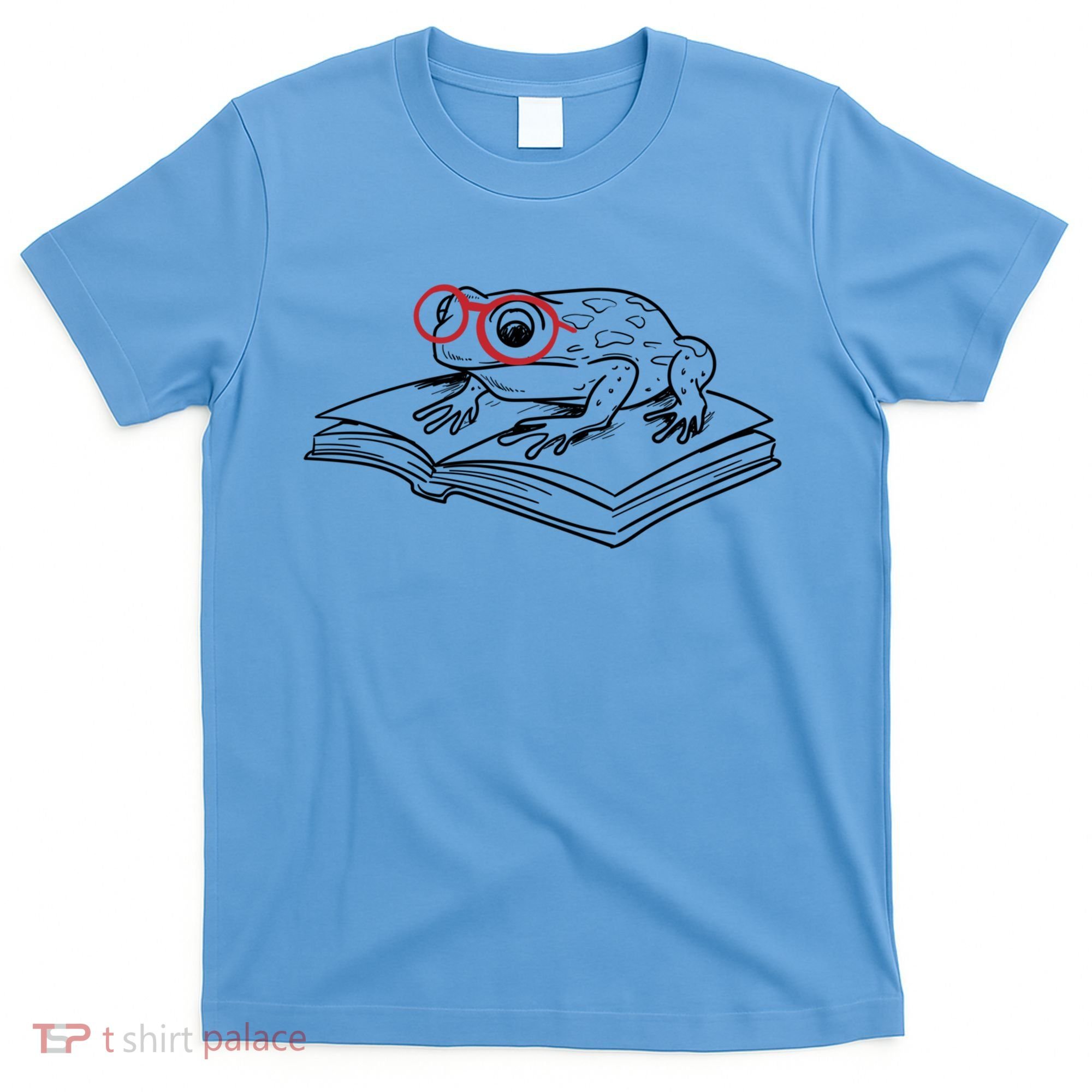 Frogs And Books Reading Literature Cute Gift T-Shirt