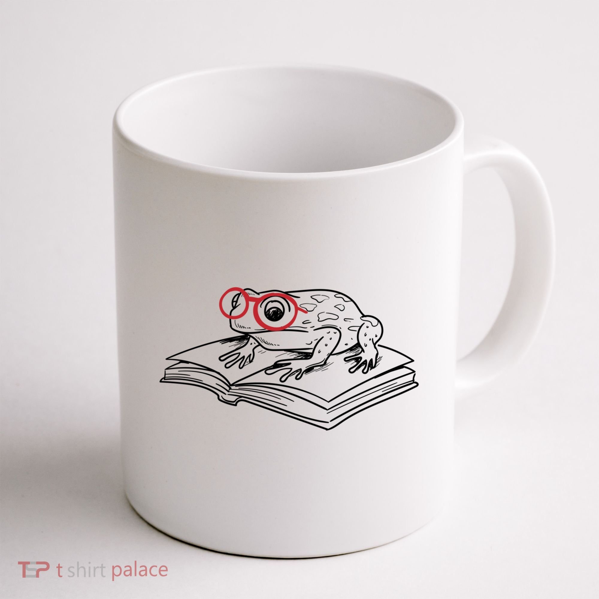Frogs And Books Reading Literature Cute Gift Coffee Mug