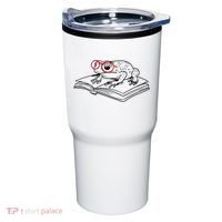 Frogs And Books Reading Literature Cute Gift Tumbler thumb 0